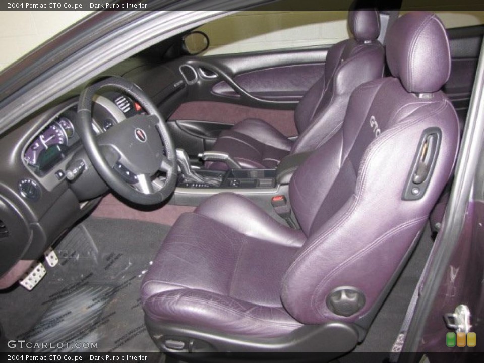 Dark Purple Interior Photo for the 2004 Pontiac GTO Coupe #45530678