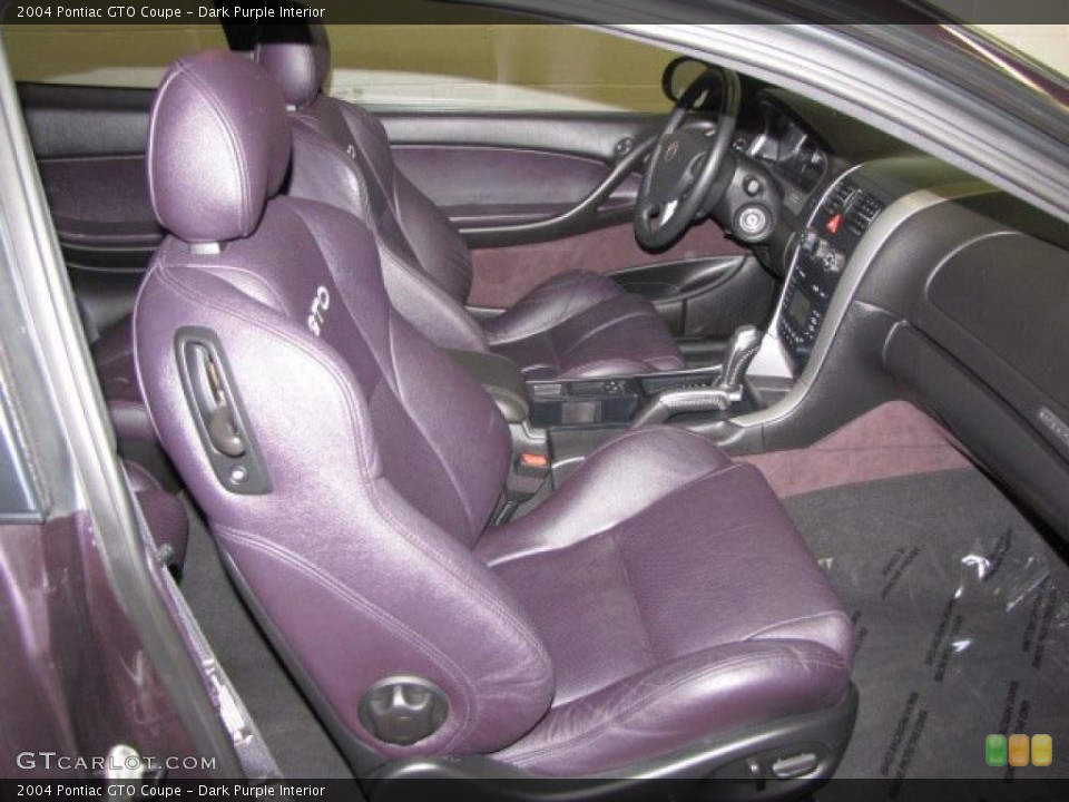 Dark Purple Interior Photo for the 2004 Pontiac GTO Coupe #45530688