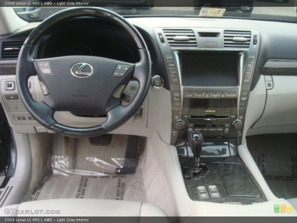 Light Gray Interior Dashboard for the 2009 Lexus LS 460 L AWD #45531716