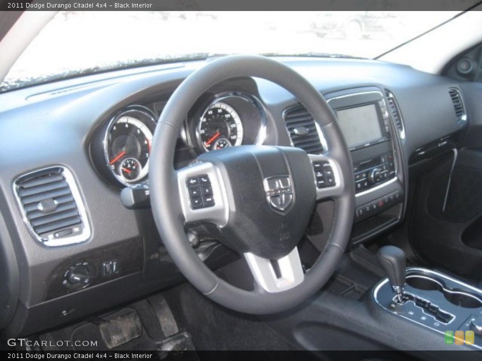 Black Interior Dashboard for the 2011 Dodge Durango Citadel 4x4 #45533101