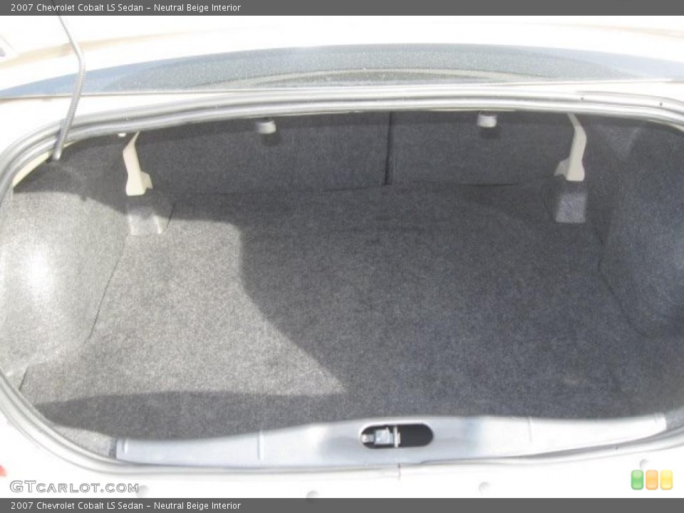 Neutral Beige Interior Trunk for the 2007 Chevrolet Cobalt LS Sedan #45534165