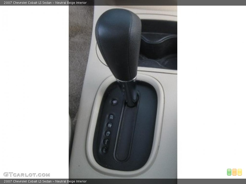 Neutral Beige Interior Transmission for the 2007 Chevrolet Cobalt LS Sedan #45534214