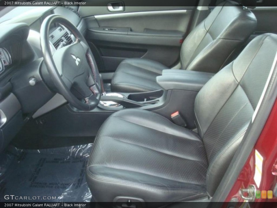 Black Interior Photo for the 2007 Mitsubishi Galant RALLIART #45534581