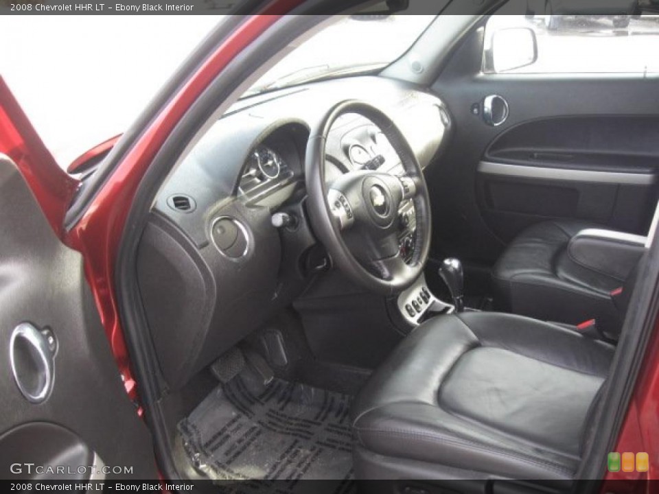 Ebony Black Interior Photo for the 2008 Chevrolet HHR LT #45534885
