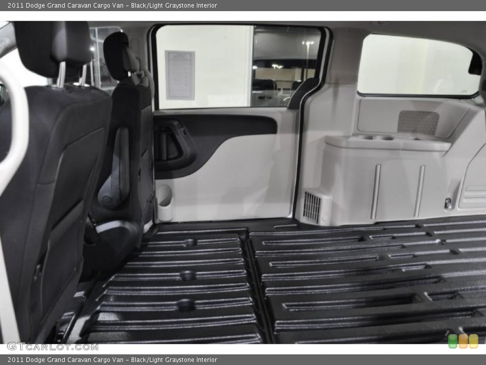 Black/Light Graystone Interior Trunk for the 2011 Dodge Grand Caravan Cargo Van #45535477