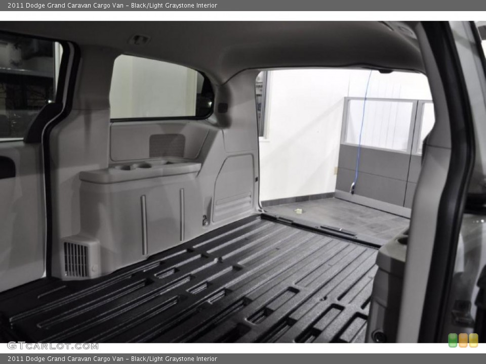 Black/Light Graystone Interior Trunk for the 2011 Dodge Grand Caravan Cargo Van #45535489