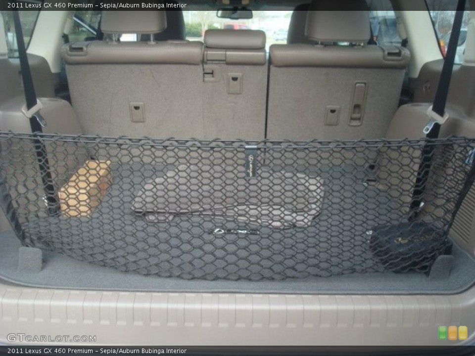 Sepia/Auburn Bubinga Interior Trunk for the 2011 Lexus GX 460 Premium #45535545