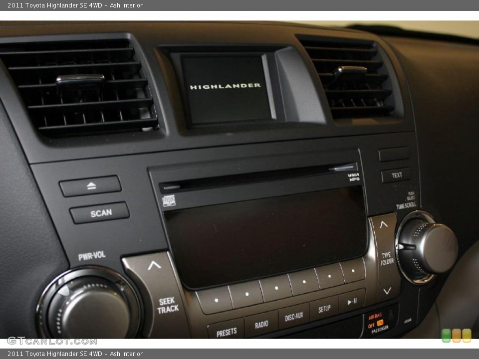 Ash Interior Controls for the 2011 Toyota Highlander SE 4WD #45537145