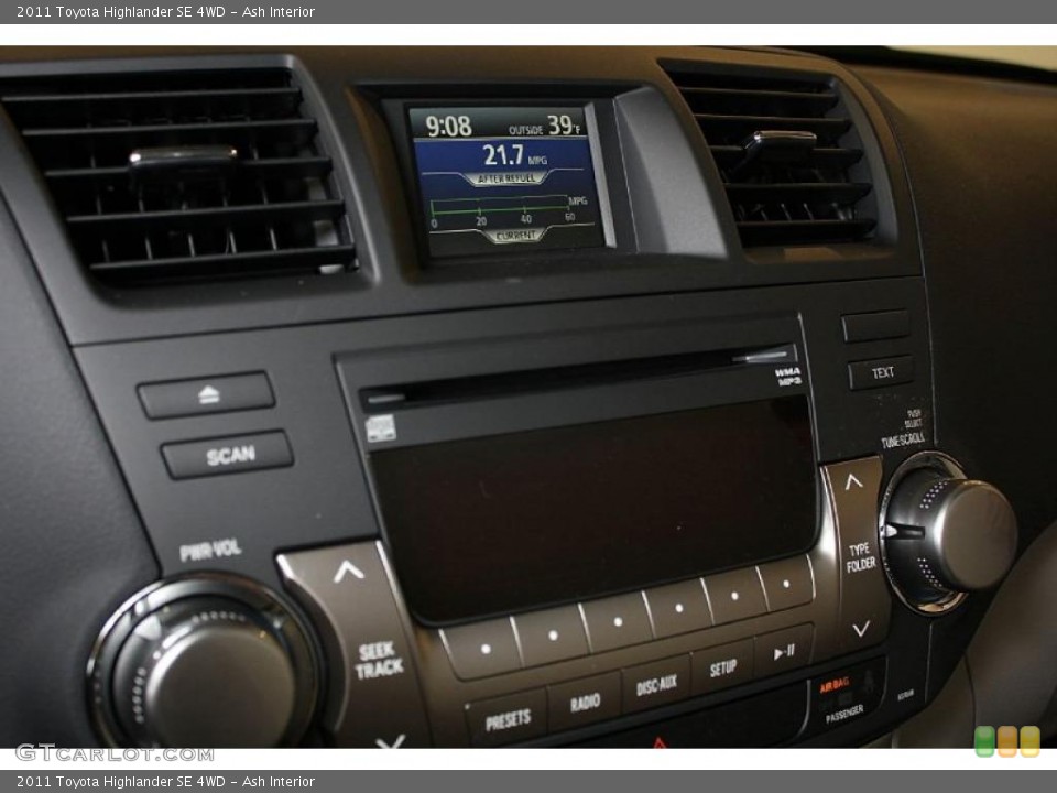 Ash Interior Controls for the 2011 Toyota Highlander SE 4WD #45537154