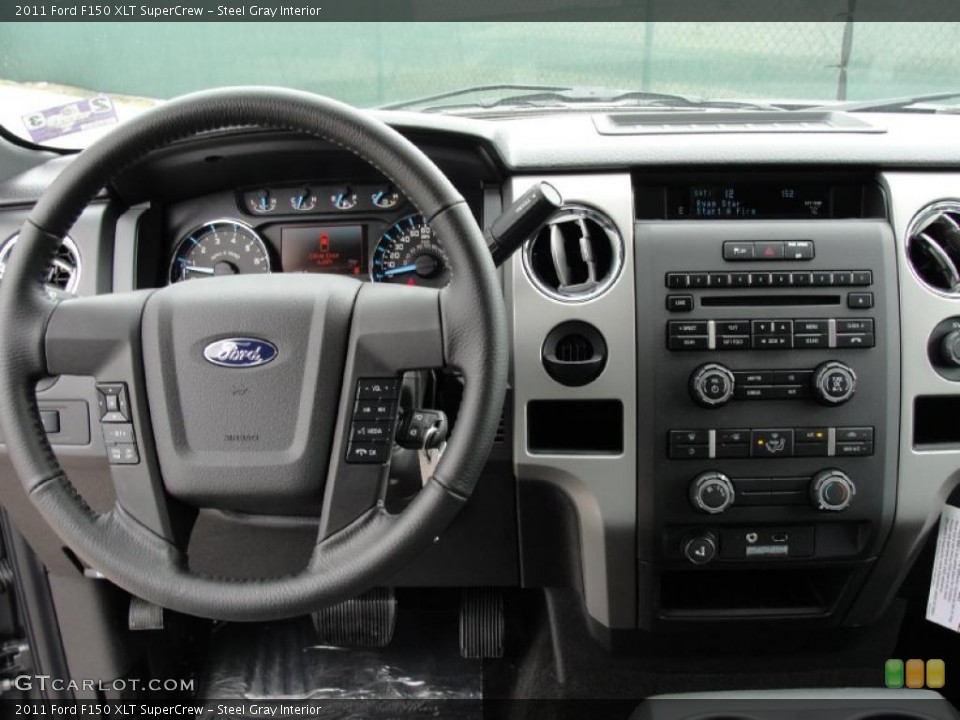 Steel Gray Interior Dashboard for the 2011 Ford F150 XLT SuperCrew #45537302