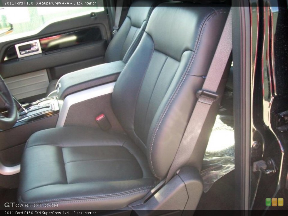 Black Interior Photo for the 2011 Ford F150 FX4 SuperCrew 4x4 #45537562