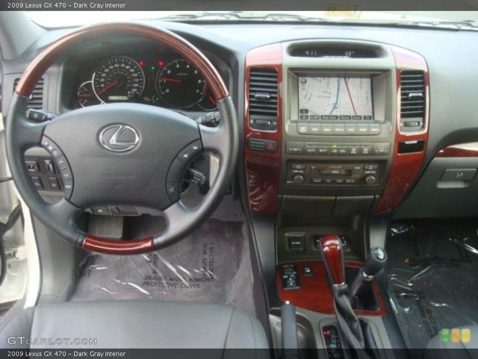 Dark Gray Interior Dashboard for the 2009 Lexus GX 470 #45538035
