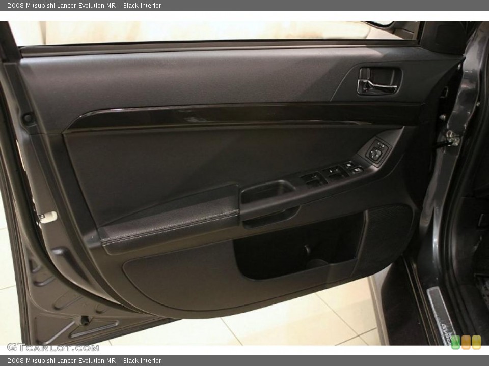 Black Interior Door Panel for the 2008 Mitsubishi Lancer Evolution MR #45538282