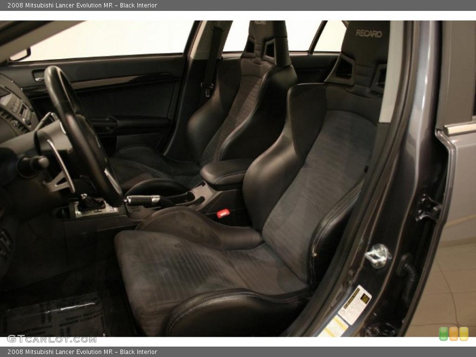 Black Interior Photo for the 2008 Mitsubishi Lancer Evolution MR #45538290