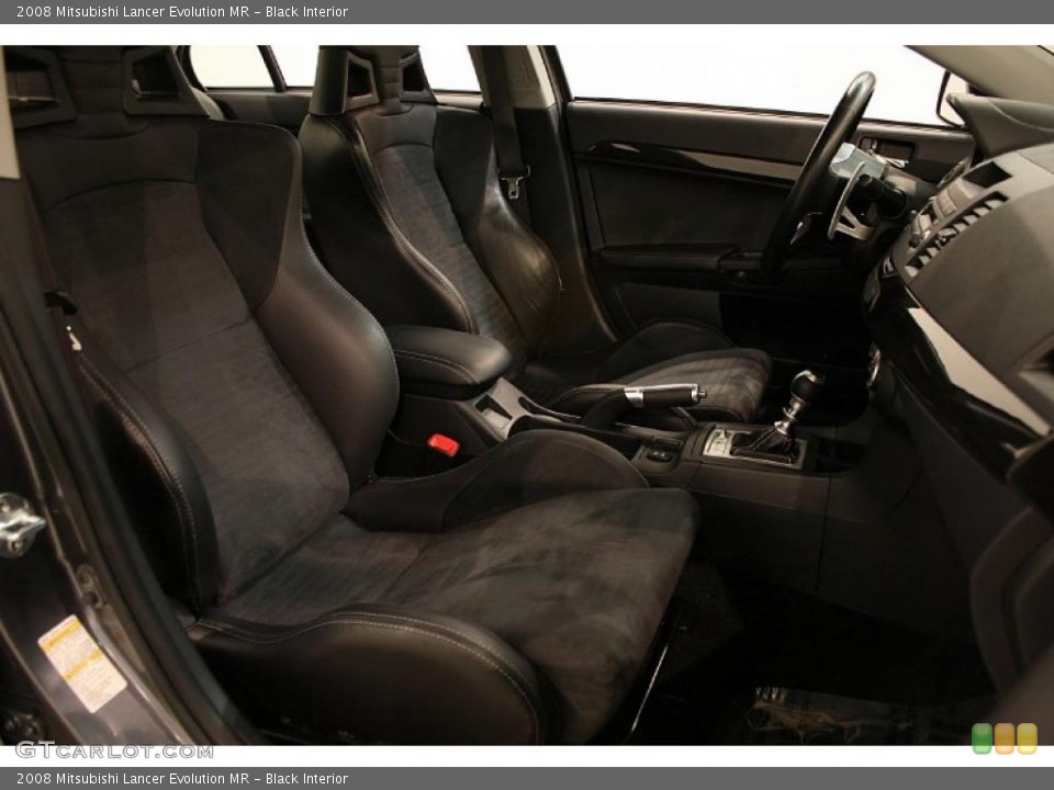 Black Interior Photo for the 2008 Mitsubishi Lancer Evolution MR #45538331