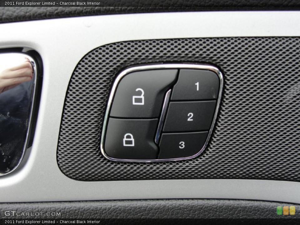 Charcoal Black Interior Controls for the 2011 Ford Explorer Limited #45538771