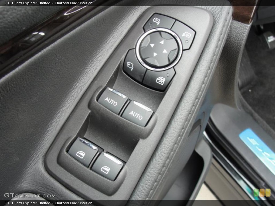 Charcoal Black Interior Controls for the 2011 Ford Explorer Limited #45538779