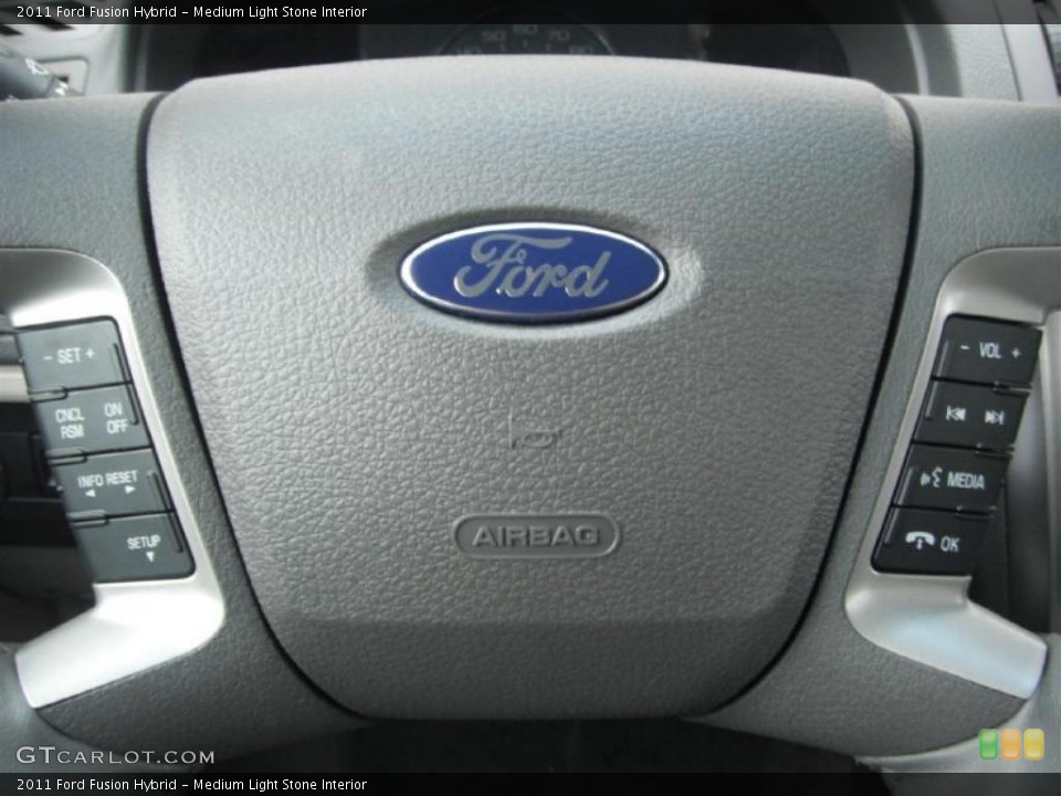 Medium Light Stone Interior Controls for the 2011 Ford Fusion Hybrid #45539329