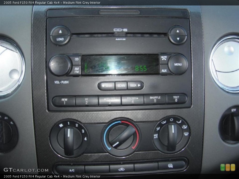 Medium Flint Grey Interior Controls for the 2005 Ford F150 FX4 Regular Cab 4x4 #45541463