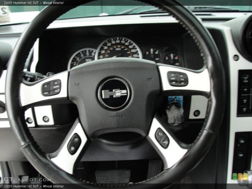 Wheat Interior Steering Wheel for the 2005 Hummer H2 SUT #45541747