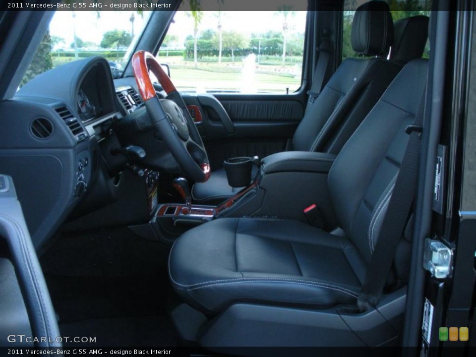 designo Black Interior Photo for the 2011 Mercedes-Benz G 55 AMG #45545045