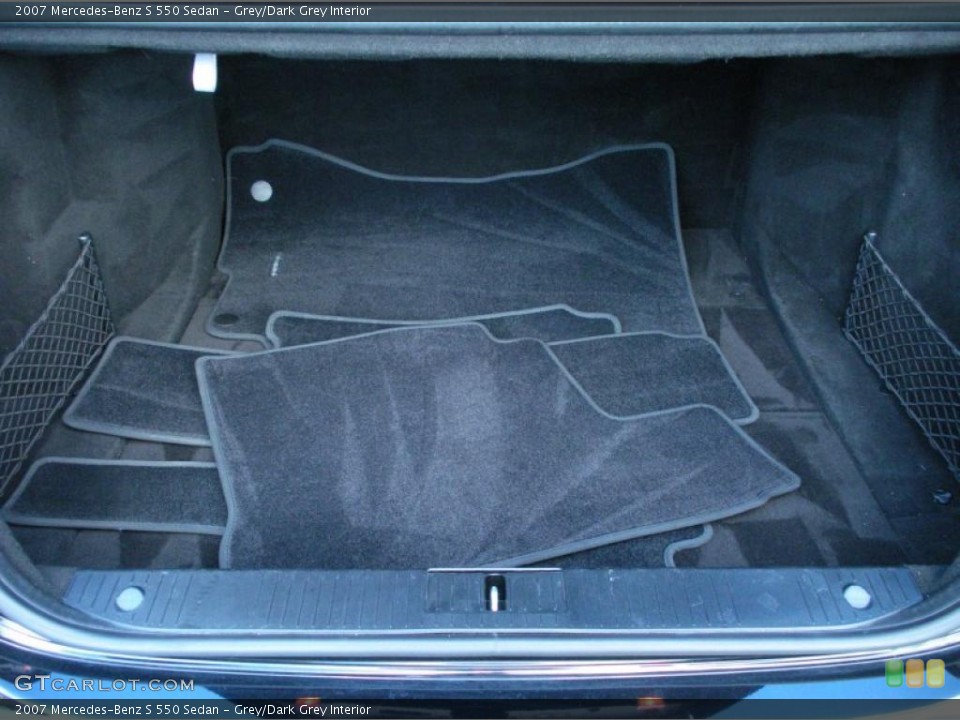 Grey/Dark Grey Interior Trunk for the 2007 Mercedes-Benz S 550 Sedan #45547197