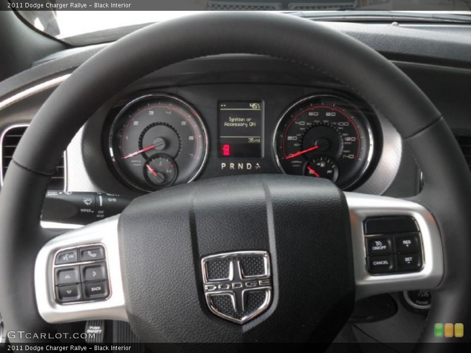 Black Interior Controls for the 2011 Dodge Charger Rallye #45548545