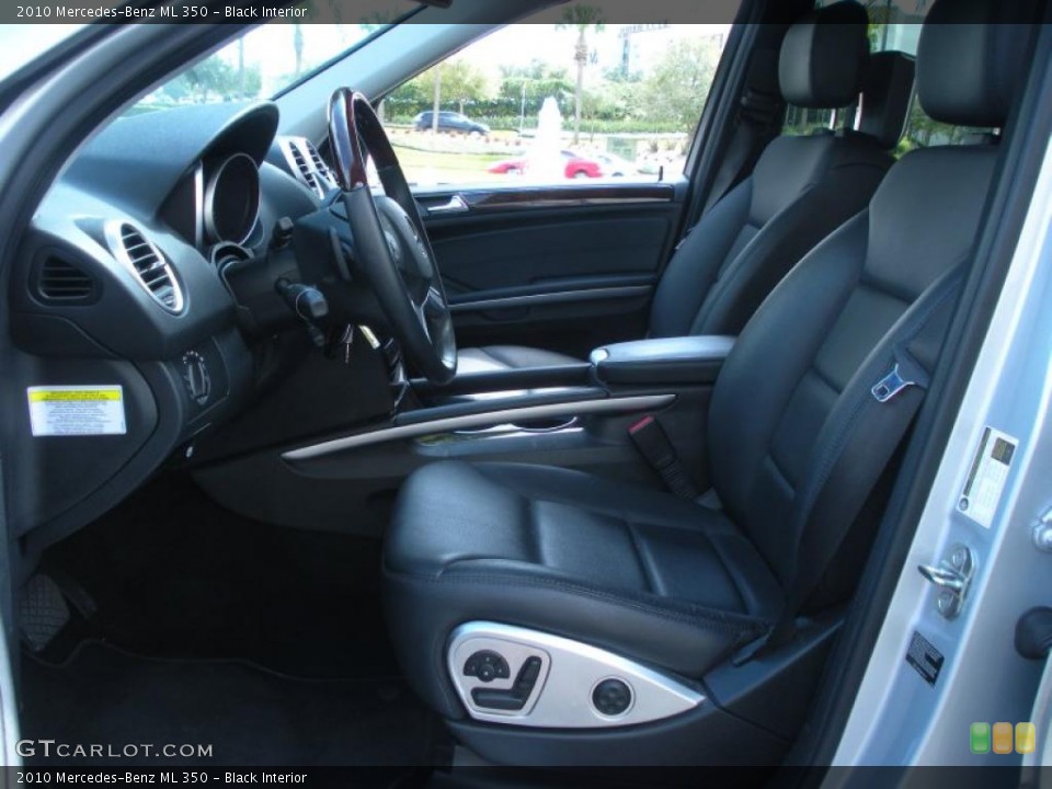Black Interior Photo for the 2010 Mercedes-Benz ML 350 #45548753