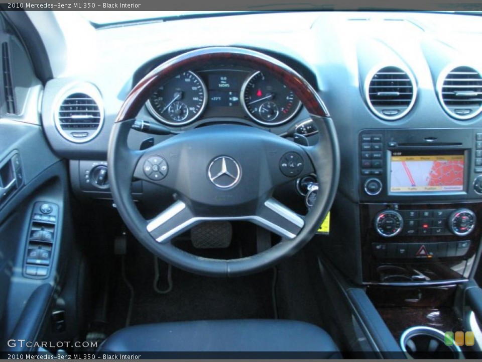 Black Interior Steering Wheel for the 2010 Mercedes-Benz ML 350 #45548793