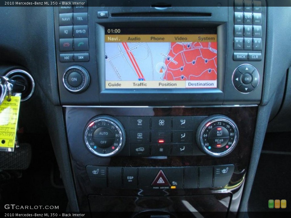 Black Interior Navigation for the 2010 Mercedes-Benz ML 350 #45548813