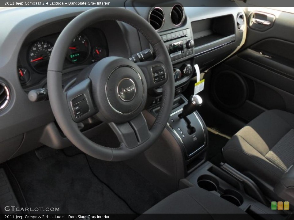 Dark Slate Gray Interior Prime Interior for the 2011 Jeep Compass 2.4 Latitude #45549413