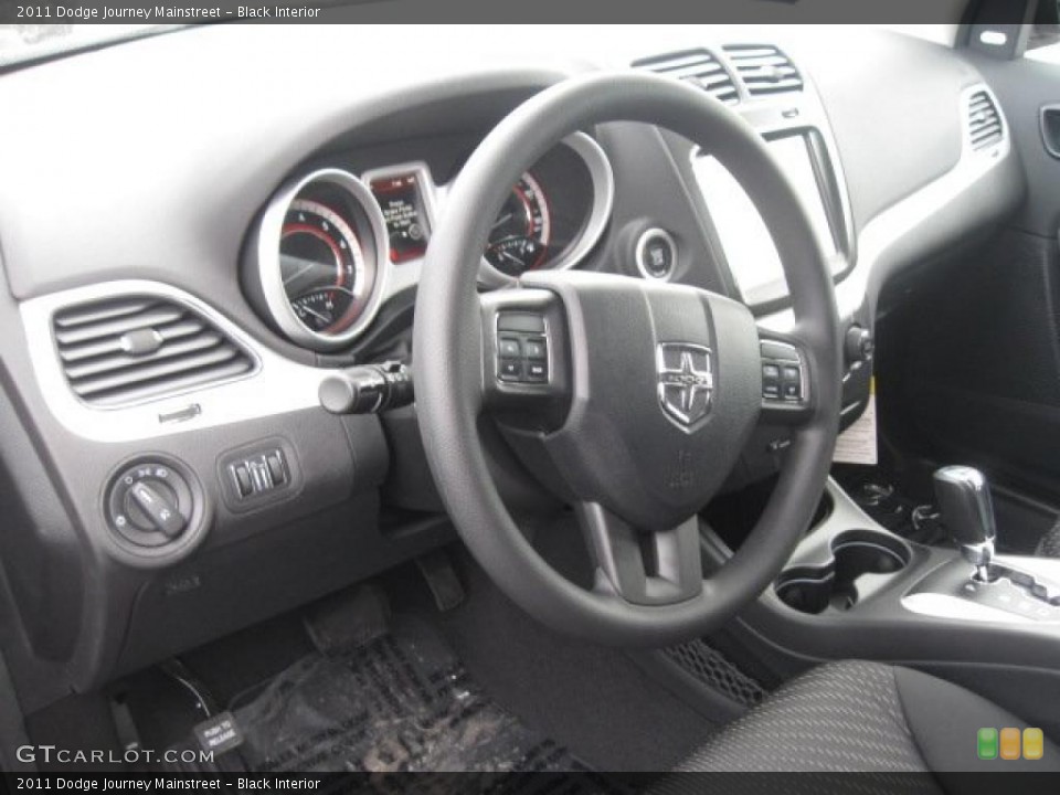 Black Interior Steering Wheel for the 2011 Dodge Journey Mainstreet #45551693