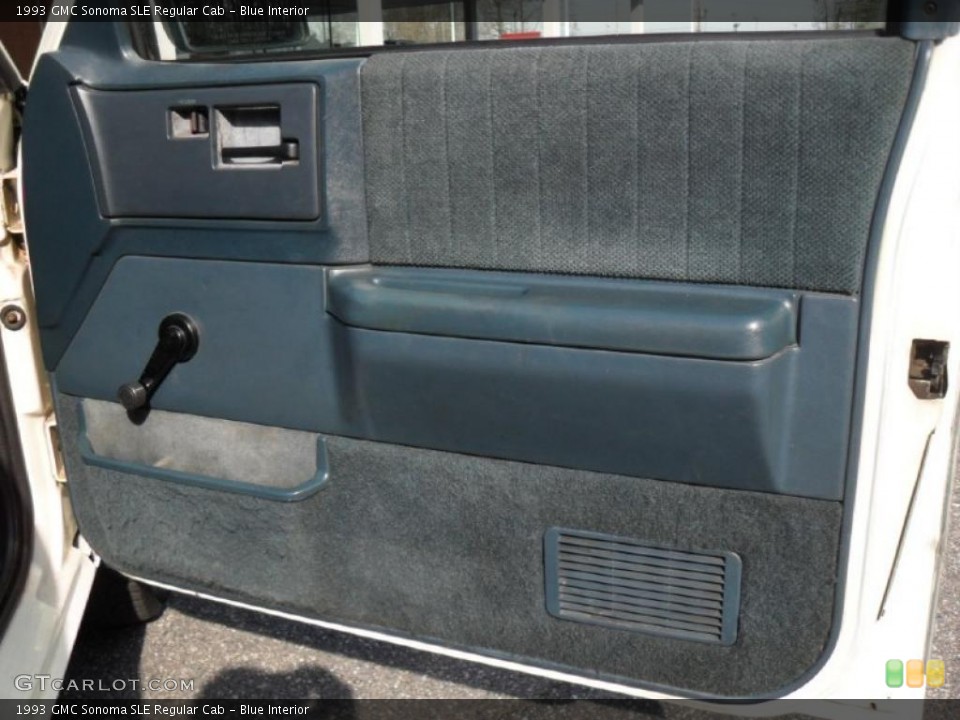 Blue Interior Door Panel for the 1993 GMC Sonoma SLE Regular Cab #45551813