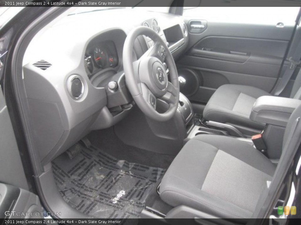 Dark Slate Gray Interior Photo for the 2011 Jeep Compass 2.4 Latitude 4x4 #45552121