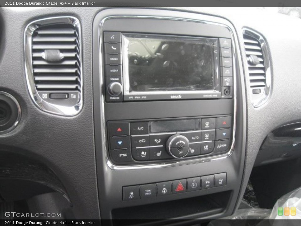 Black Interior Controls for the 2011 Dodge Durango Citadel 4x4 #45552397
