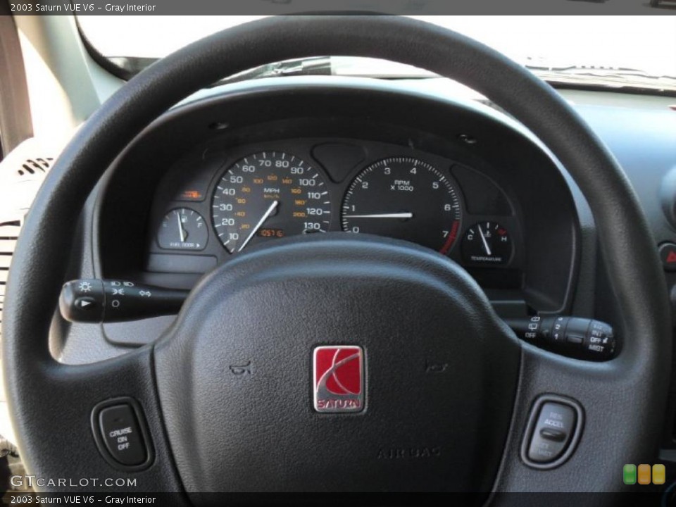 Gray Interior Steering Wheel for the 2003 Saturn VUE V6 #45554001