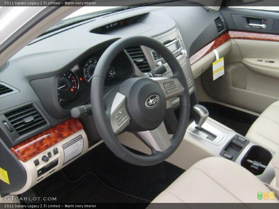 Warm Ivory Interior Prime Interior for the 2011 Subaru Legacy 2.5i Limited #45556317