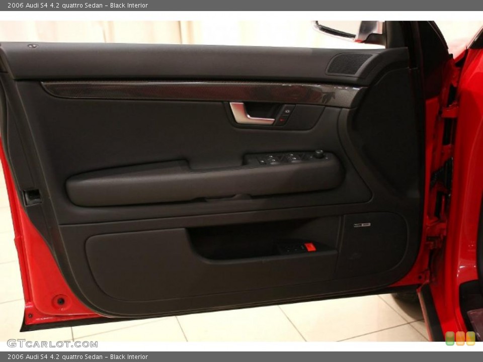 Black Interior Door Panel for the 2006 Audi S4 4.2 quattro Sedan #45556801