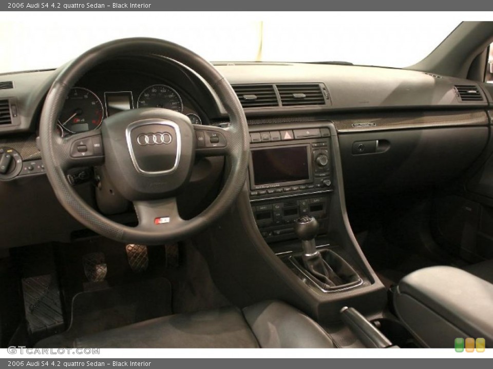 Black Interior Dashboard for the 2006 Audi S4 4.2 quattro Sedan #45557345