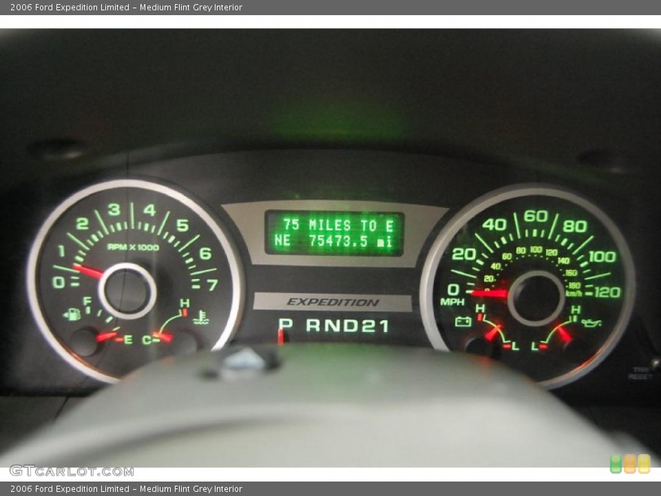 Medium Flint Grey Interior Gauges for the 2006 Ford Expedition Limited #45557665