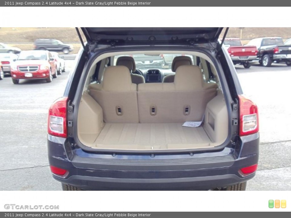 Dark Slate Gray/Light Pebble Beige Interior Trunk for the 2011 Jeep Compass 2.4 Latitude 4x4 #45562303