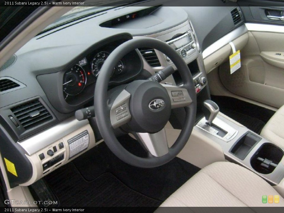 Warm Ivory Interior Prime Interior for the 2011 Subaru Legacy 2.5i #45562407
