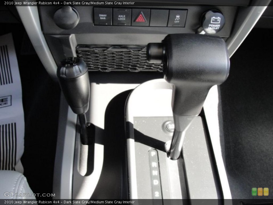 Dark Slate Gray/Medium Slate Gray Interior Transmission for the 2010 Jeep Wrangler Rubicon 4x4 #45562699