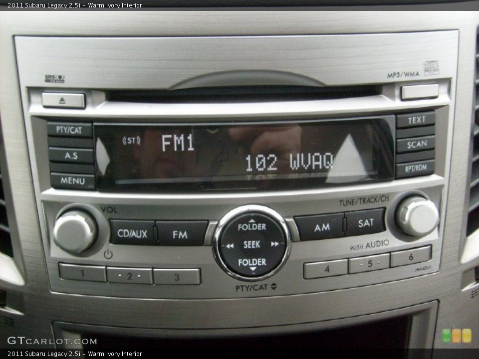 Warm Ivory Interior Controls for the 2011 Subaru Legacy 2.5i #45562791