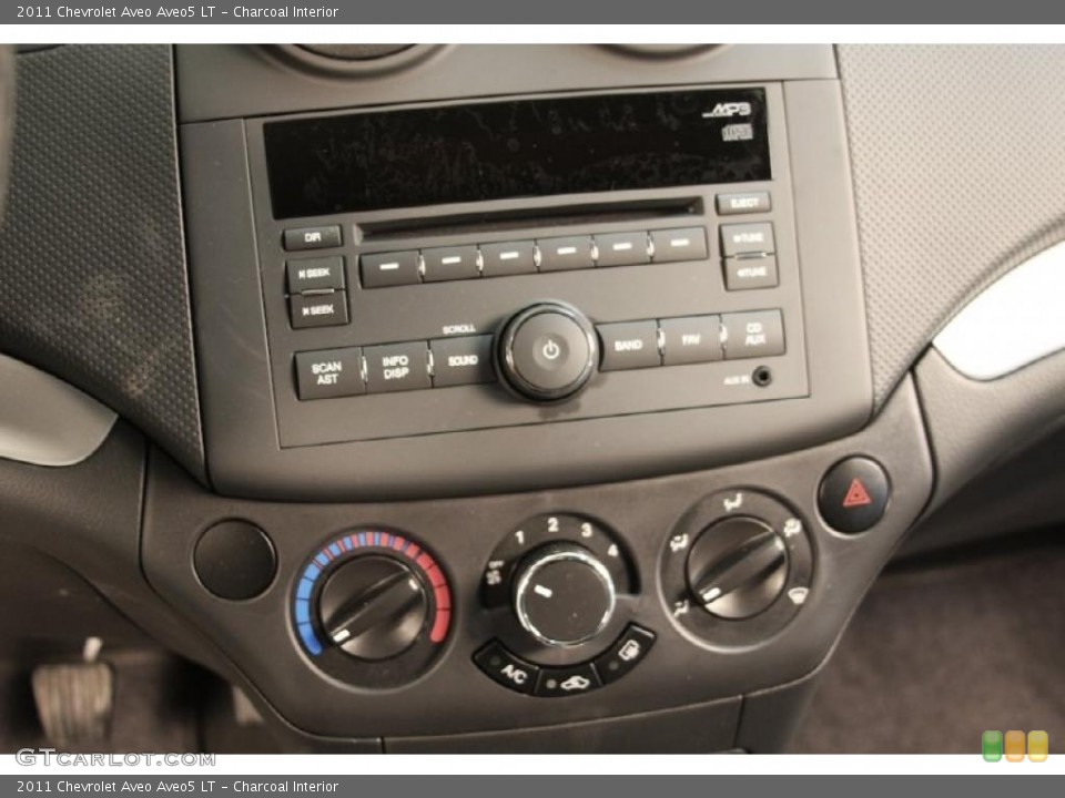 Charcoal Interior Controls for the 2011 Chevrolet Aveo Aveo5 LT #45562867