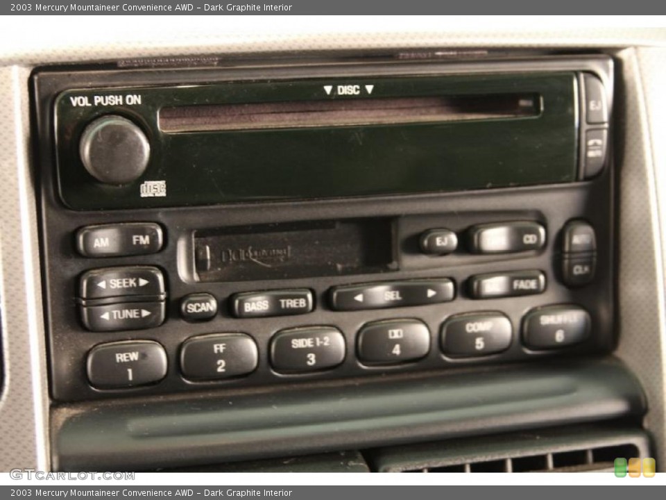Dark Graphite Interior Controls for the 2003 Mercury Mountaineer Convenience AWD #45563067