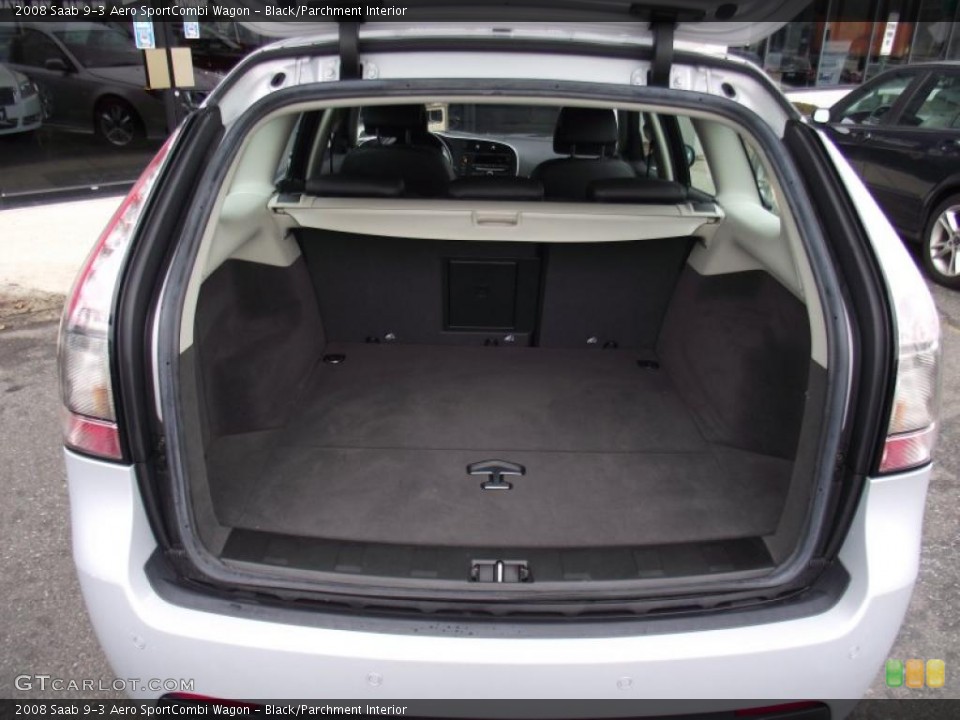 Black/Parchment Interior Trunk for the 2008 Saab 9-3 Aero SportCombi Wagon #45563521