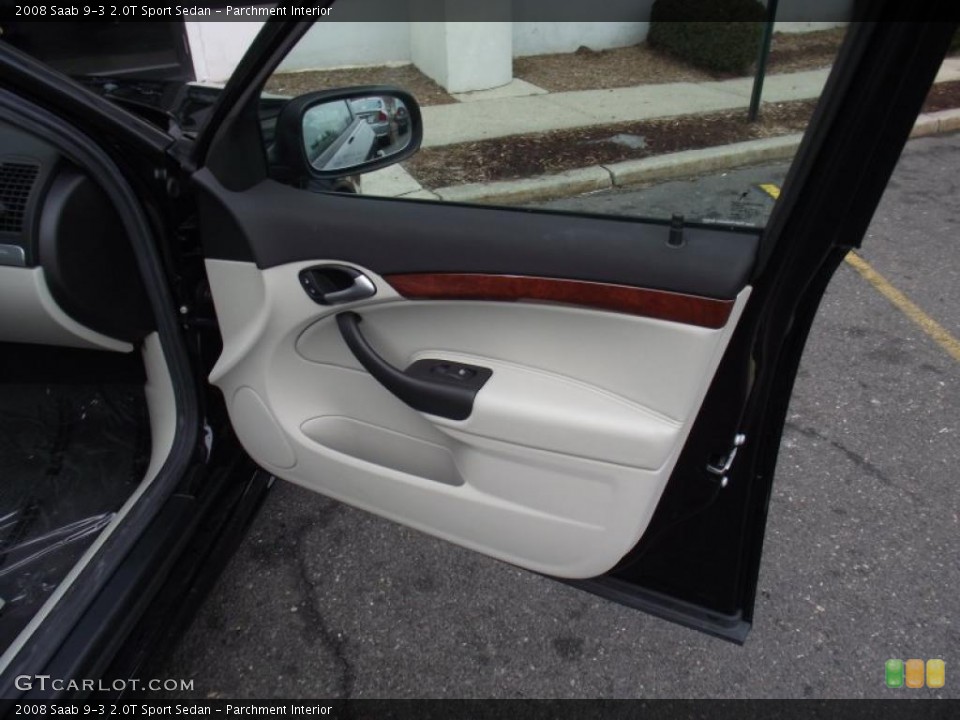 Parchment Interior Door Panel for the 2008 Saab 9-3 2.0T Sport Sedan #45564135