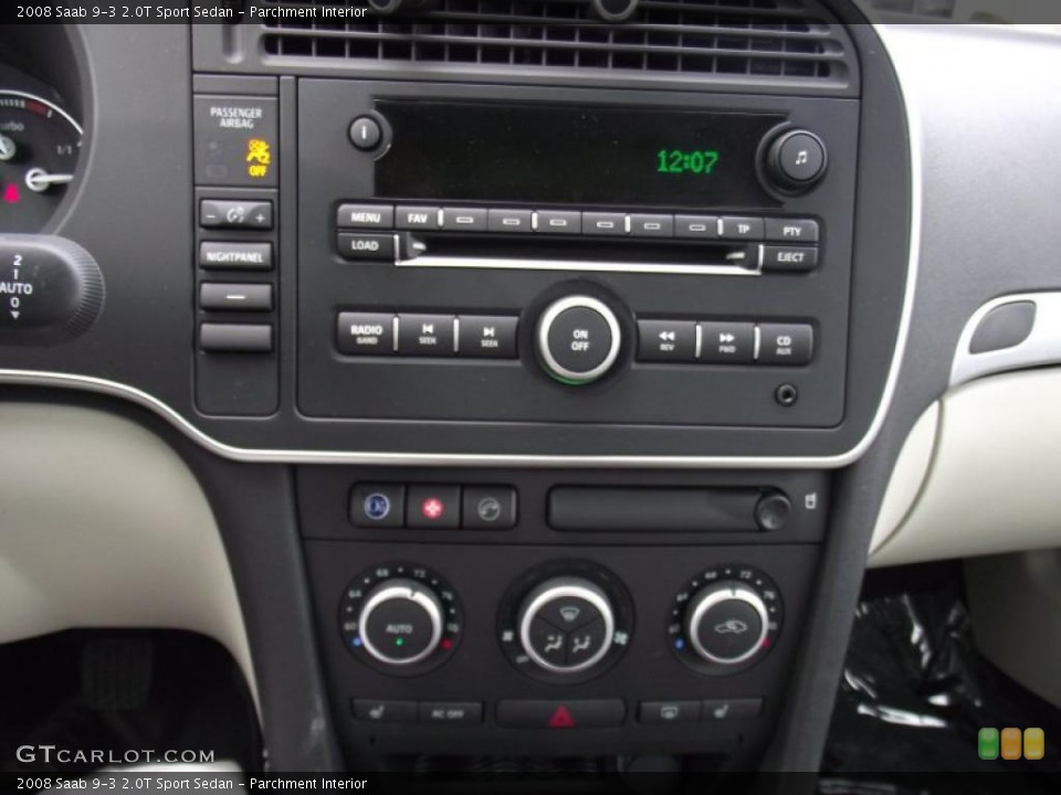 Parchment Interior Controls for the 2008 Saab 9-3 2.0T Sport Sedan #45564215