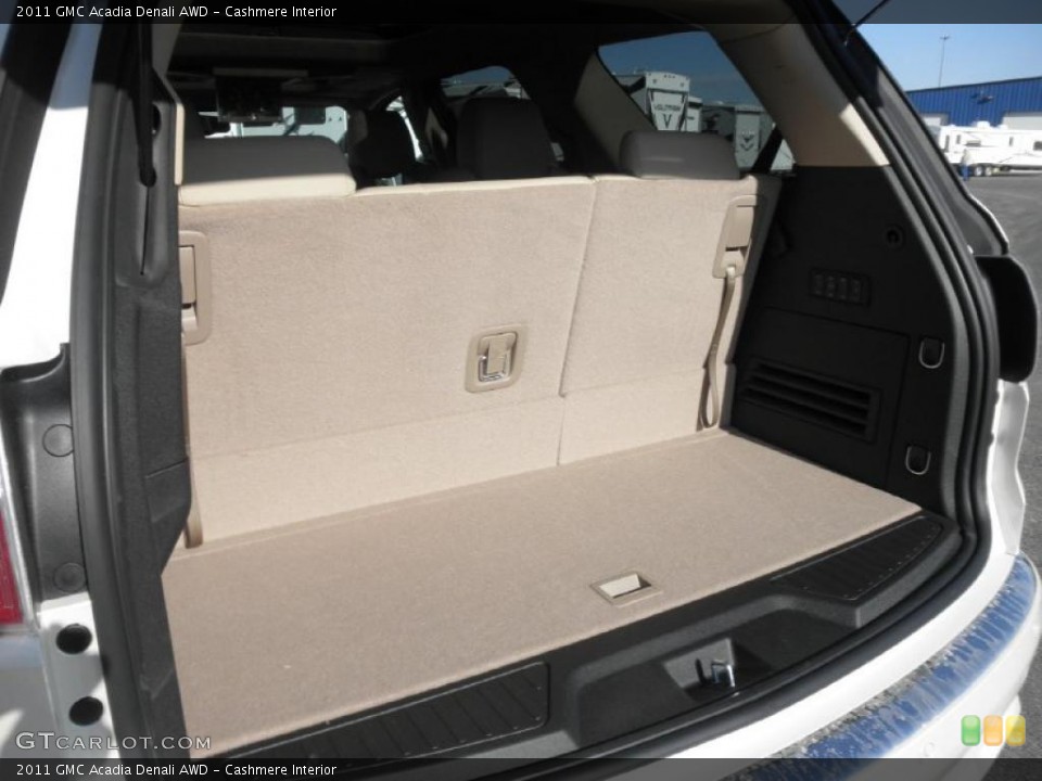 Cashmere Interior Trunk for the 2011 GMC Acadia Denali AWD #45564415